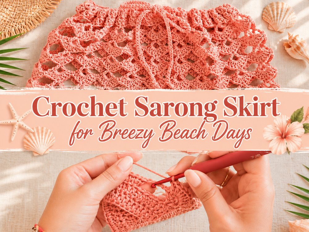 Crochet Sarong Skirt for Breezy Beach Days1