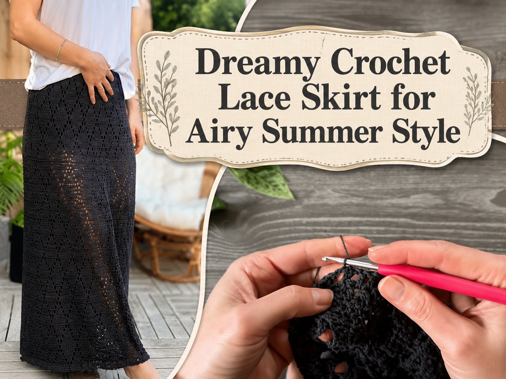 Dreamy Crochet Lace Skirt for Airy Summer Style1