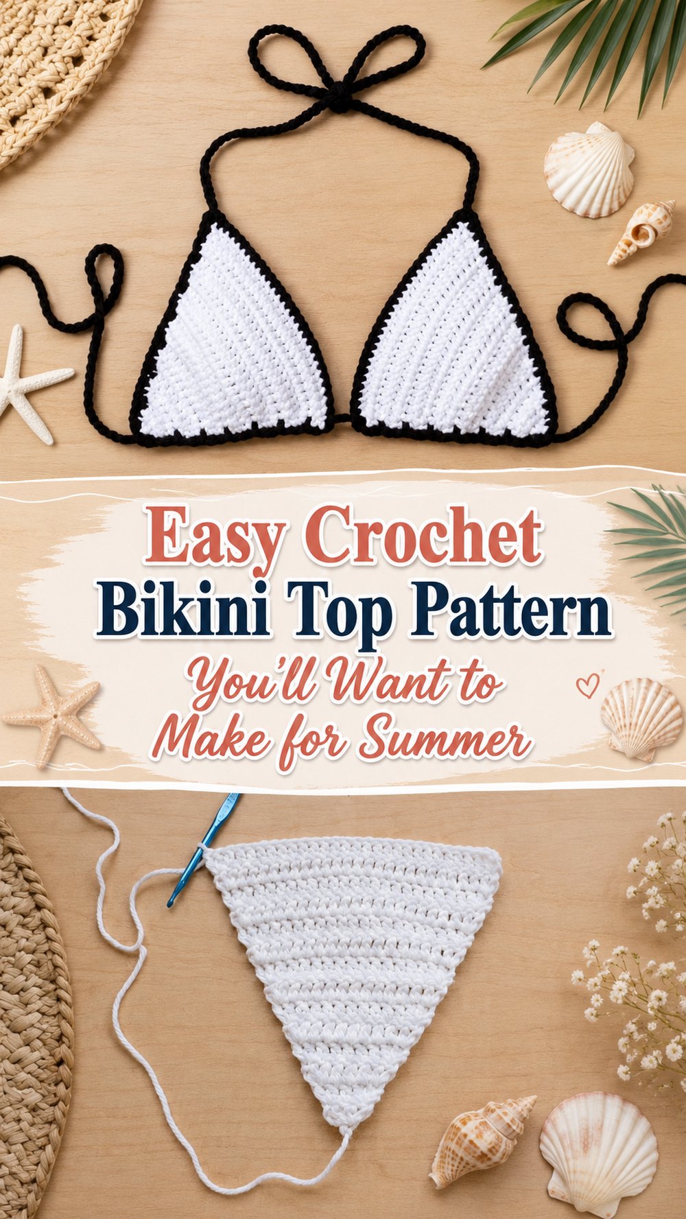 Easy Crochet Bikini Top Pattern You’ll Want to Make for Summer - Yarn ...