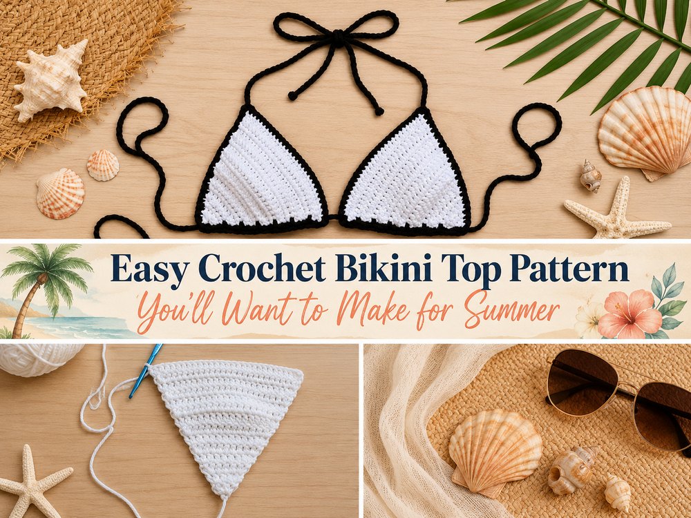 Easy Crochet Bikini Top Pattern You’ll Want to Make for Summer1