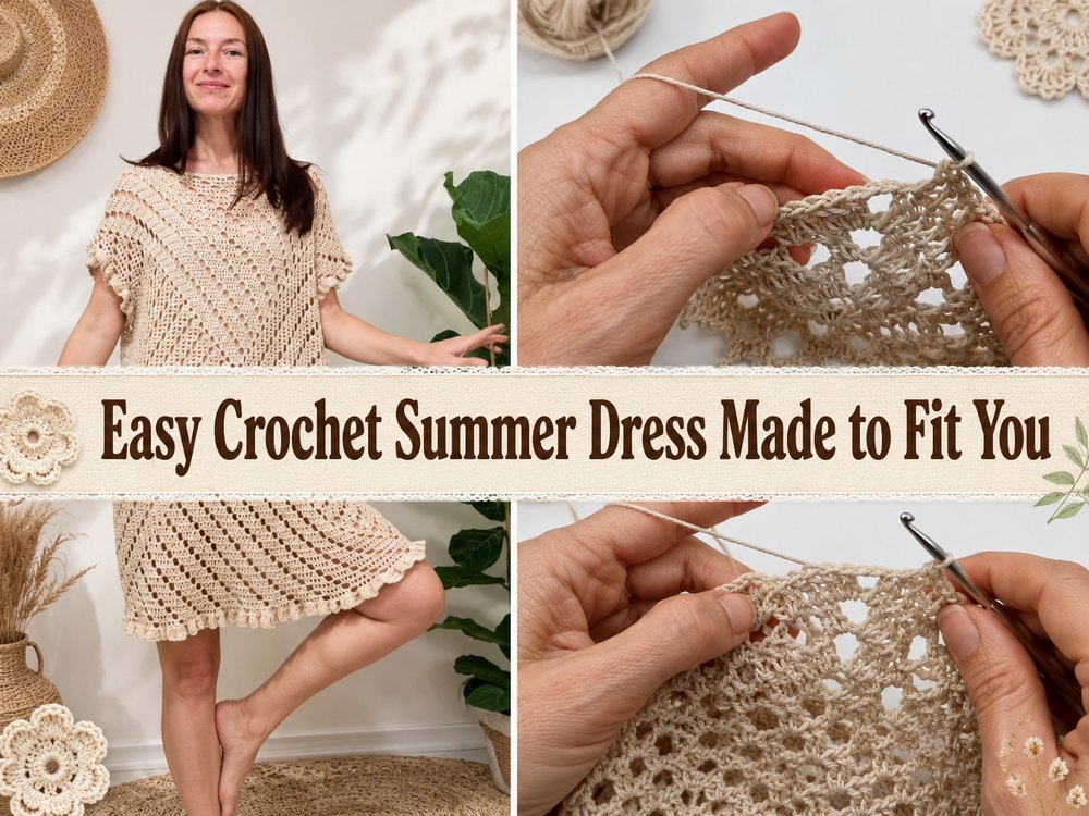 Easy Crochet Summer Dress Made to Fit You1