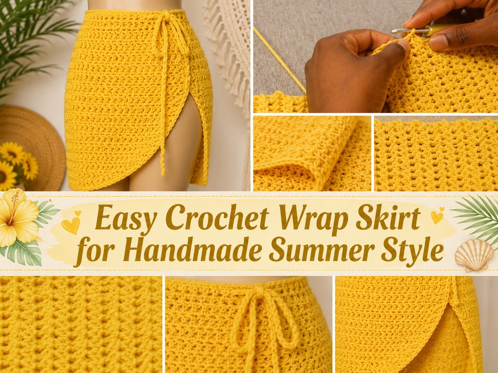 Easy Crochet Wrap Skirt for Handmade Summer Style1