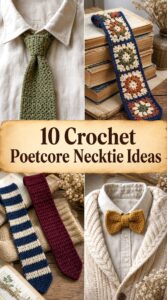 10 Crochet Poetcore Necktie Ideas