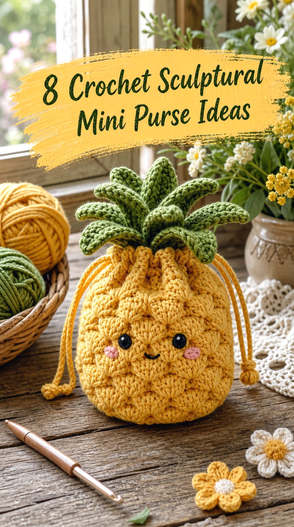 8 Crochet Sculptural Mini Purse Ideas