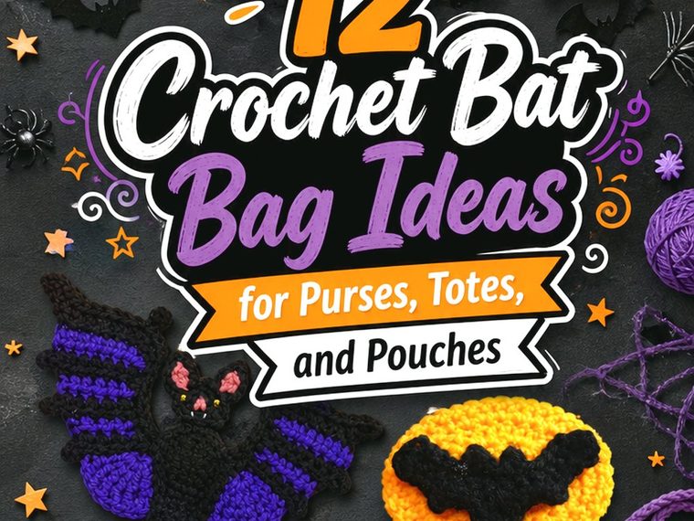 12 Crochet Bat Bag Ideas for Purses, Totes, and Pouches