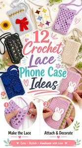Crochet Lace Phone Case Ideas
