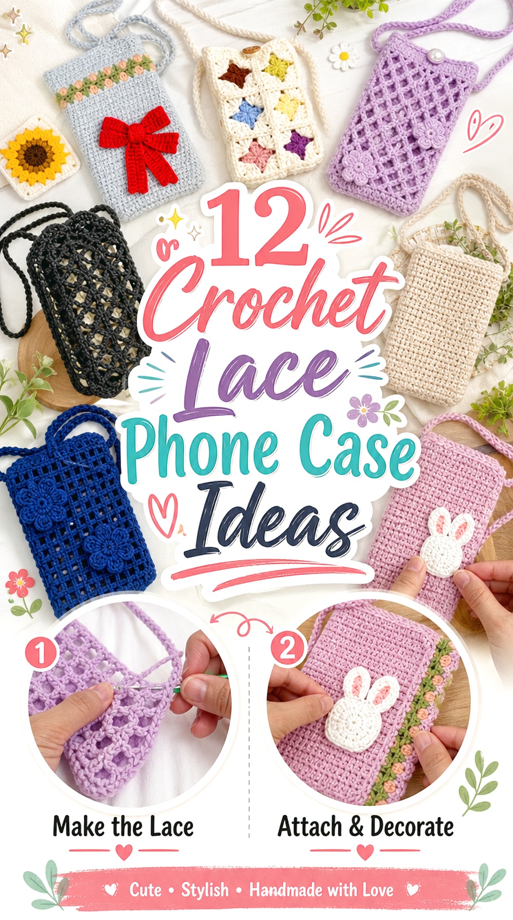 Crochet Lace Phone Case Ideas
