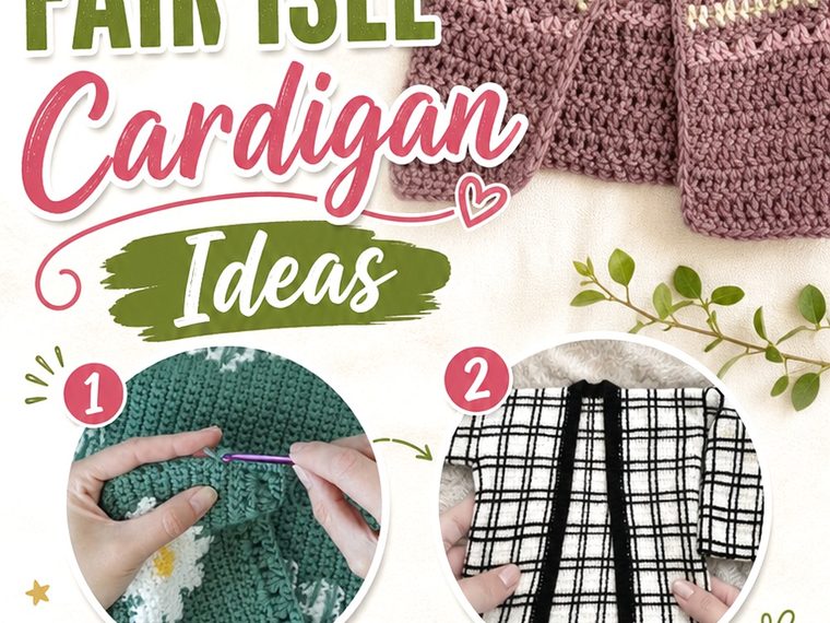 Crochet Fair Isle Cardigan Ideas