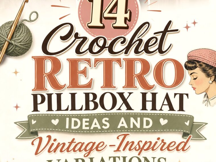 14 Crochet Retro Pillbox Hat Ideas and Vintage-Inspired Variations