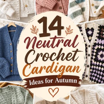 Neutral Crochet Cardigan Ideas for Autumn