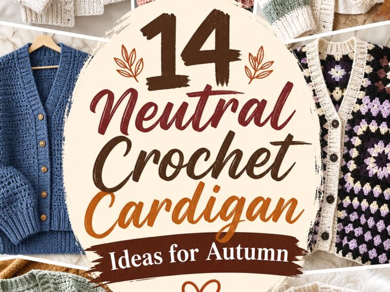 Neutral Crochet Cardigan Ideas for Autumn