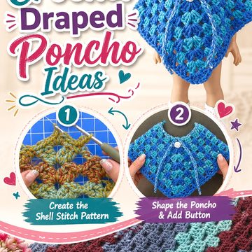 Crochet Draped Poncho Ideas