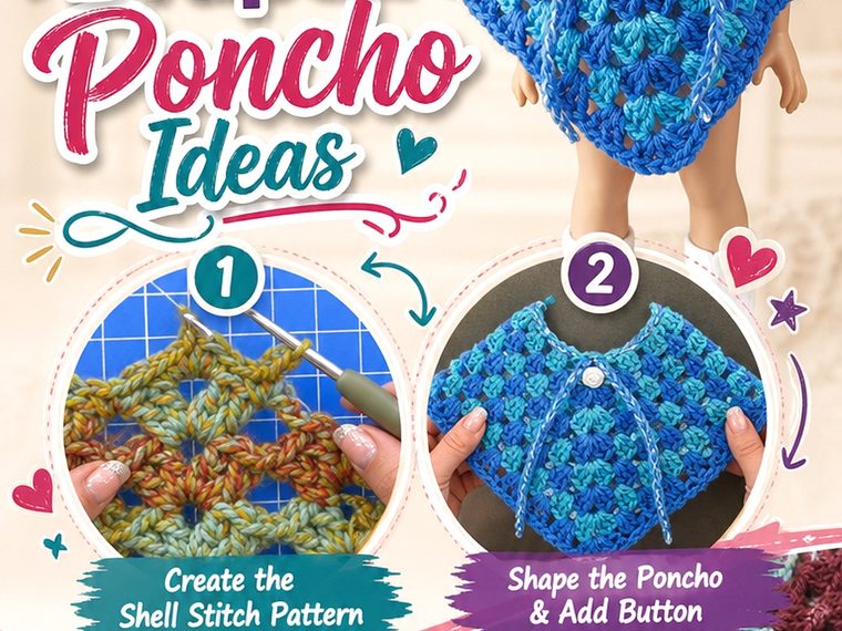 Crochet Draped Poncho Ideas