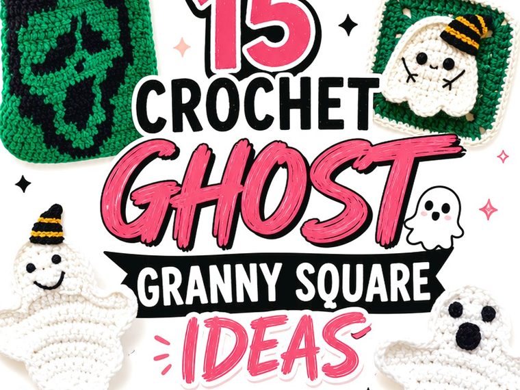 15 Crochet Ghost Granny Square Ideas