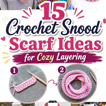 Crochet Snood Scarf Ideas for Cozy Layering