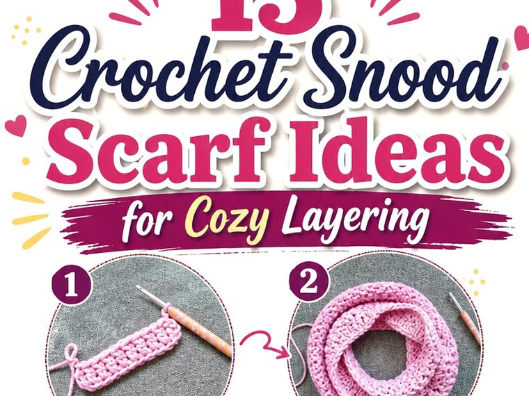 Crochet Snood Scarf Ideas for Cozy Layering