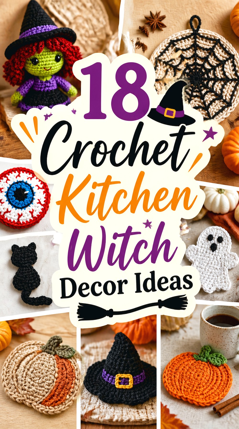Crochet Kitchen Witch Decor Ideas