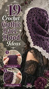 Crochet Gothic Lace Hood Ideas