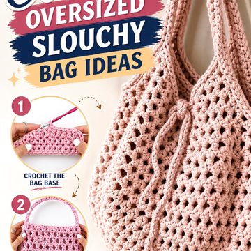 Crochet Oversized Slouchy Bag Ideas