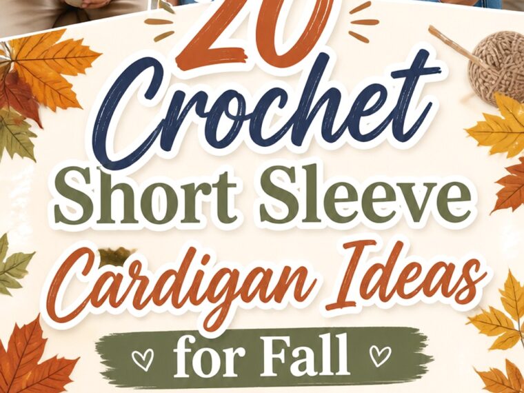 Crochet Short Sleeve Cardigan Ideas for Fall