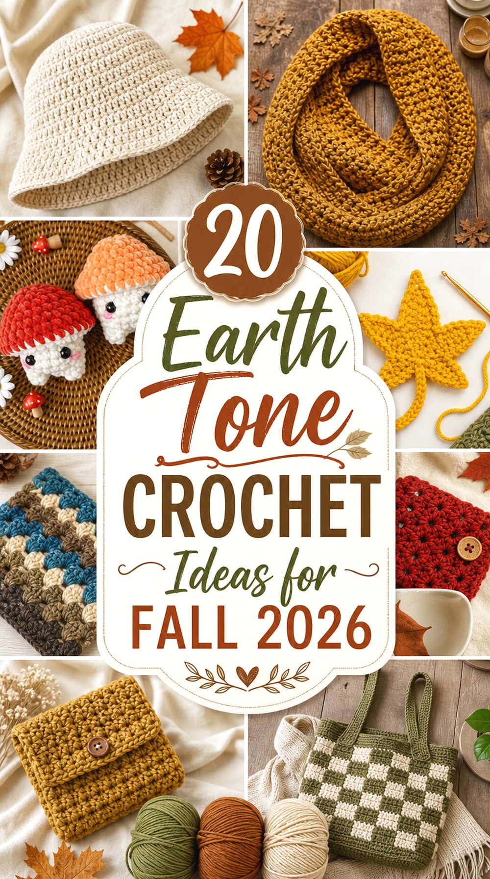 Earth Tone Crochet Ideas for Fall