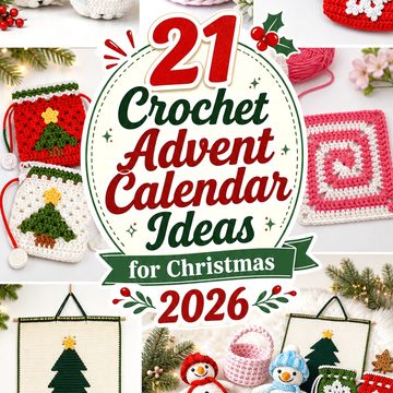 Crochet Advent Calendar Ideas for Christmas