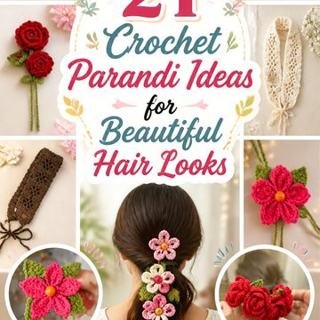 Crochet Parandi Ideas for Beautiful Hair Looks