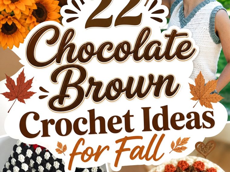 Chocolate Brown Crochet Ideas for Fall
