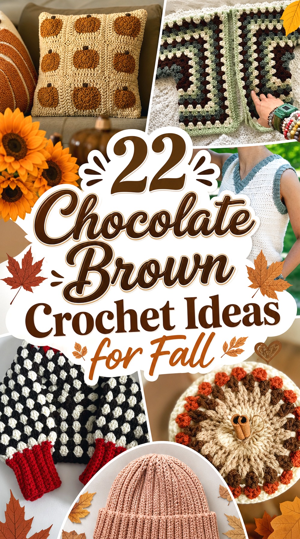 Chocolate Brown Crochet Ideas for Fall