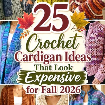 Crochet Cardigan Ideas That Look Expensive for Fall