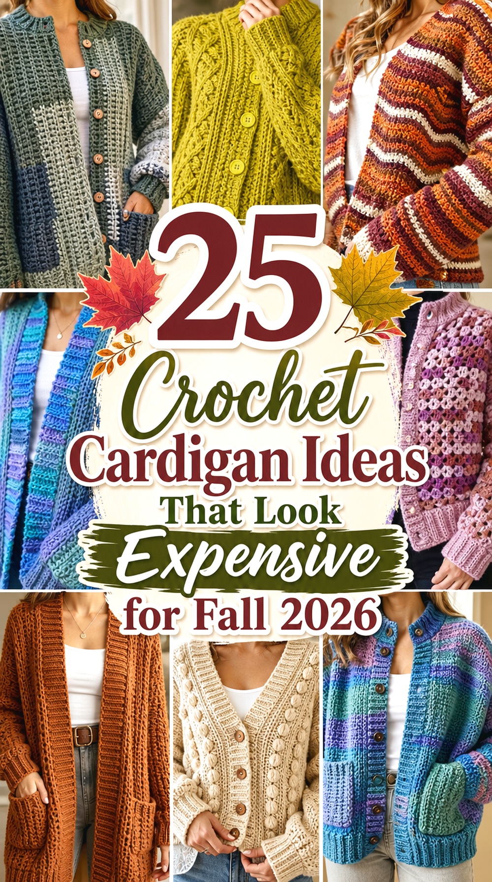 Crochet Cardigan Ideas That Look Expensive for Fall