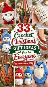 Crochet Christmas Gift Ideas for Everyone on Your List in