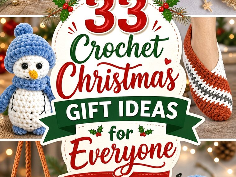 Crochet Christmas Gift Ideas for Everyone on Your List in