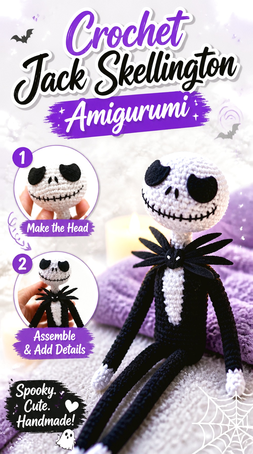 Crochet Jack Skellington Amigurumi