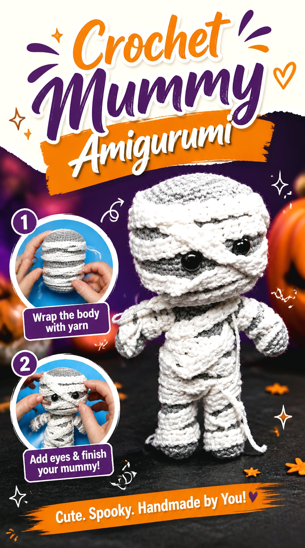 Crochet Mummy Amigurumi