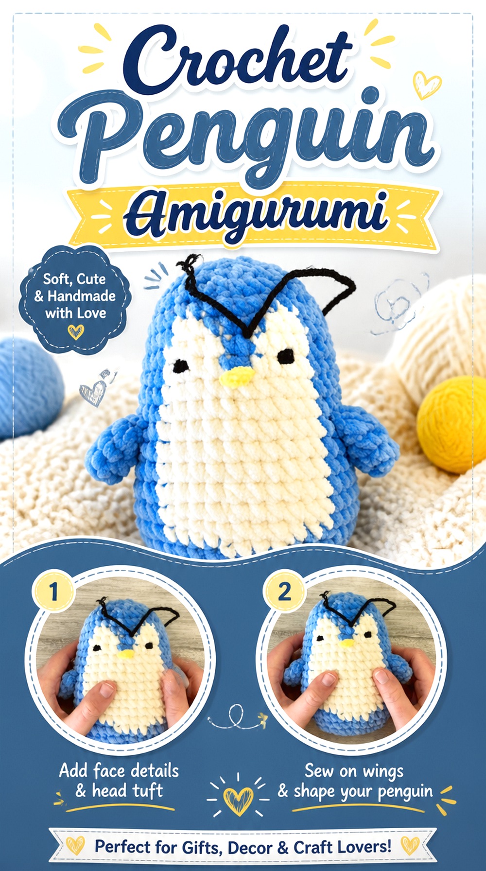 Crochet Penguin Amigurumi