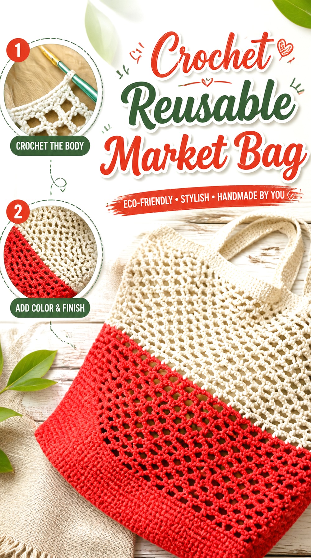 Crochet Reusable Market Bag