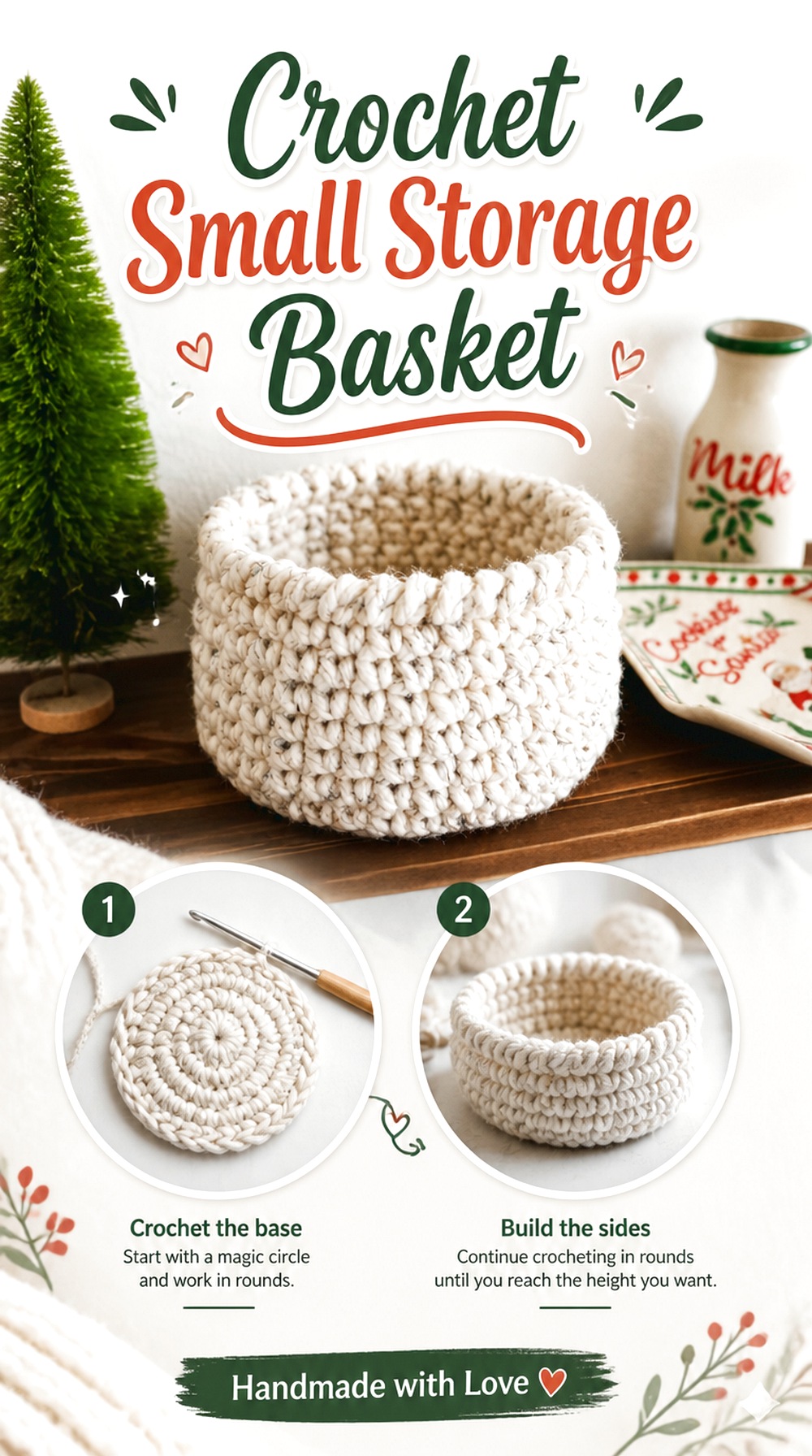 Crochet Small Storage Basket