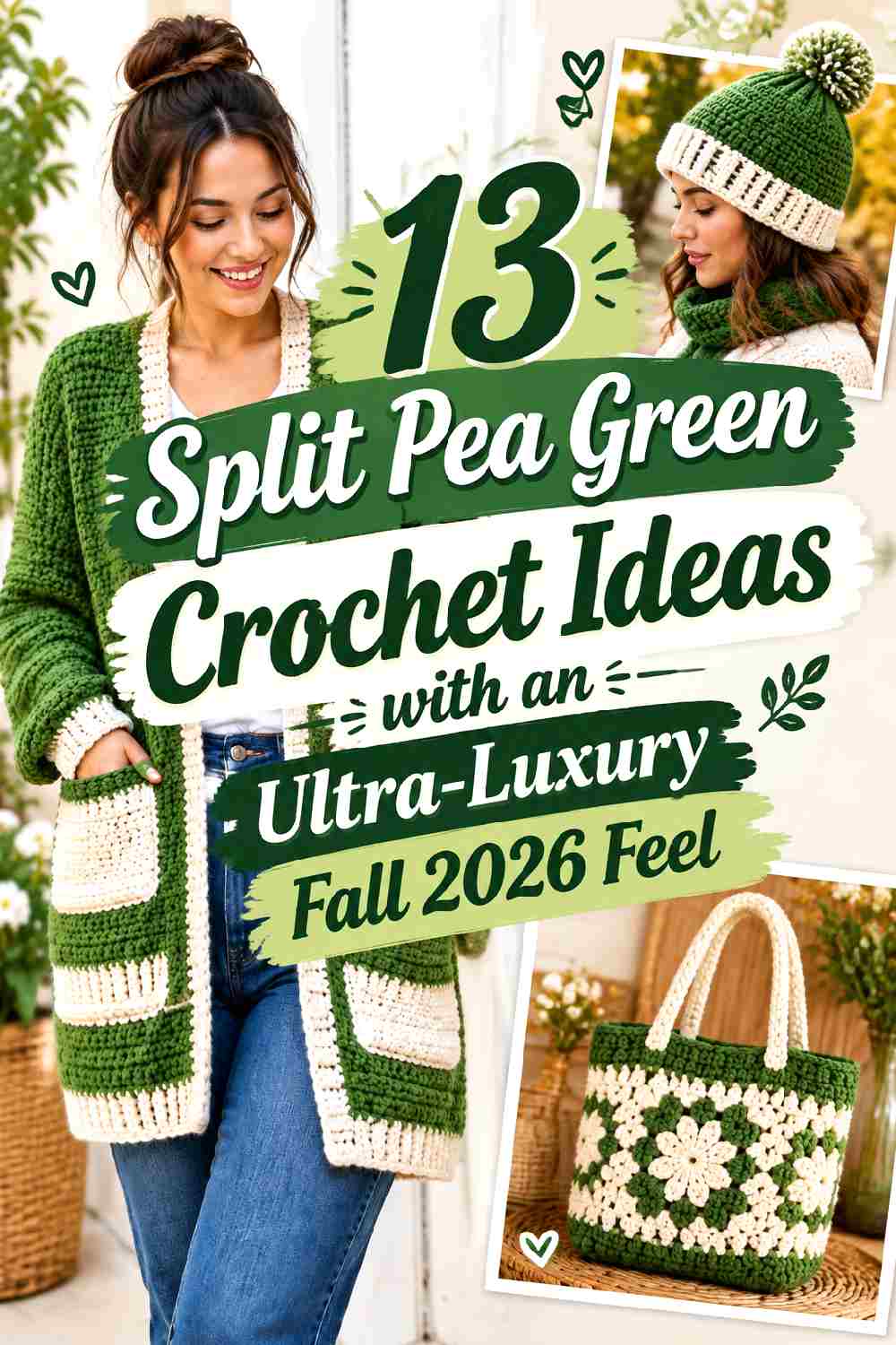 13 Split Pea Green Crochet Ideas That Look Expensive for Fall 2026