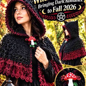 14 Crochet Witch Cape Ideas Bringing Dark Romance to Fall 2026
