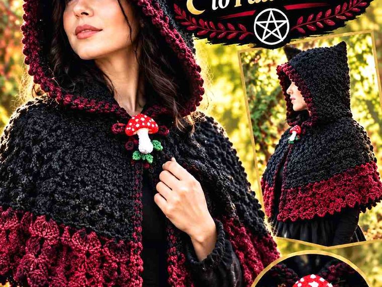 14 Crochet Witch Cape Ideas Bringing Dark Romance to Fall 2026