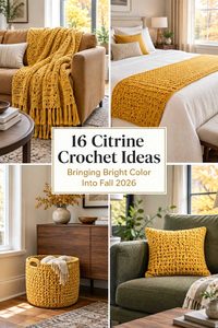 16 Citrine Crochet Ideas Bringing Bright Color Into Fall 2026