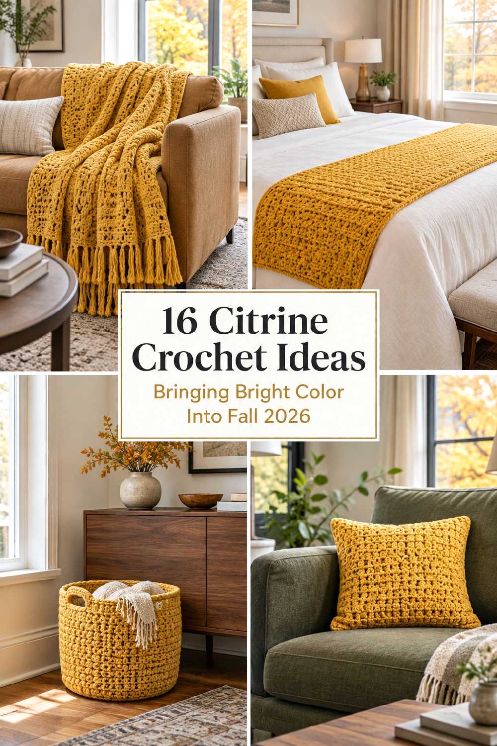 16 Citrine Crochet Ideas Bringing Bright Color Into Fall 2026