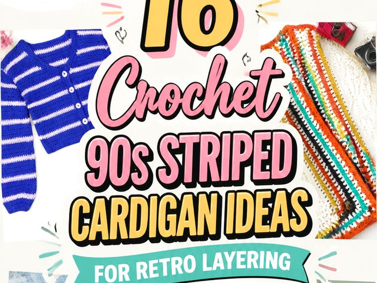 Crochet s Striped Cardigan Ideas for Retro Layering