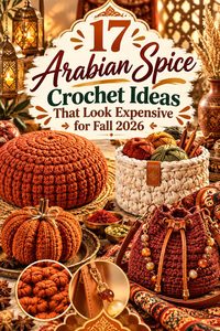 Arabian Spice Crochet Ideas That Look Expensive for Fall
