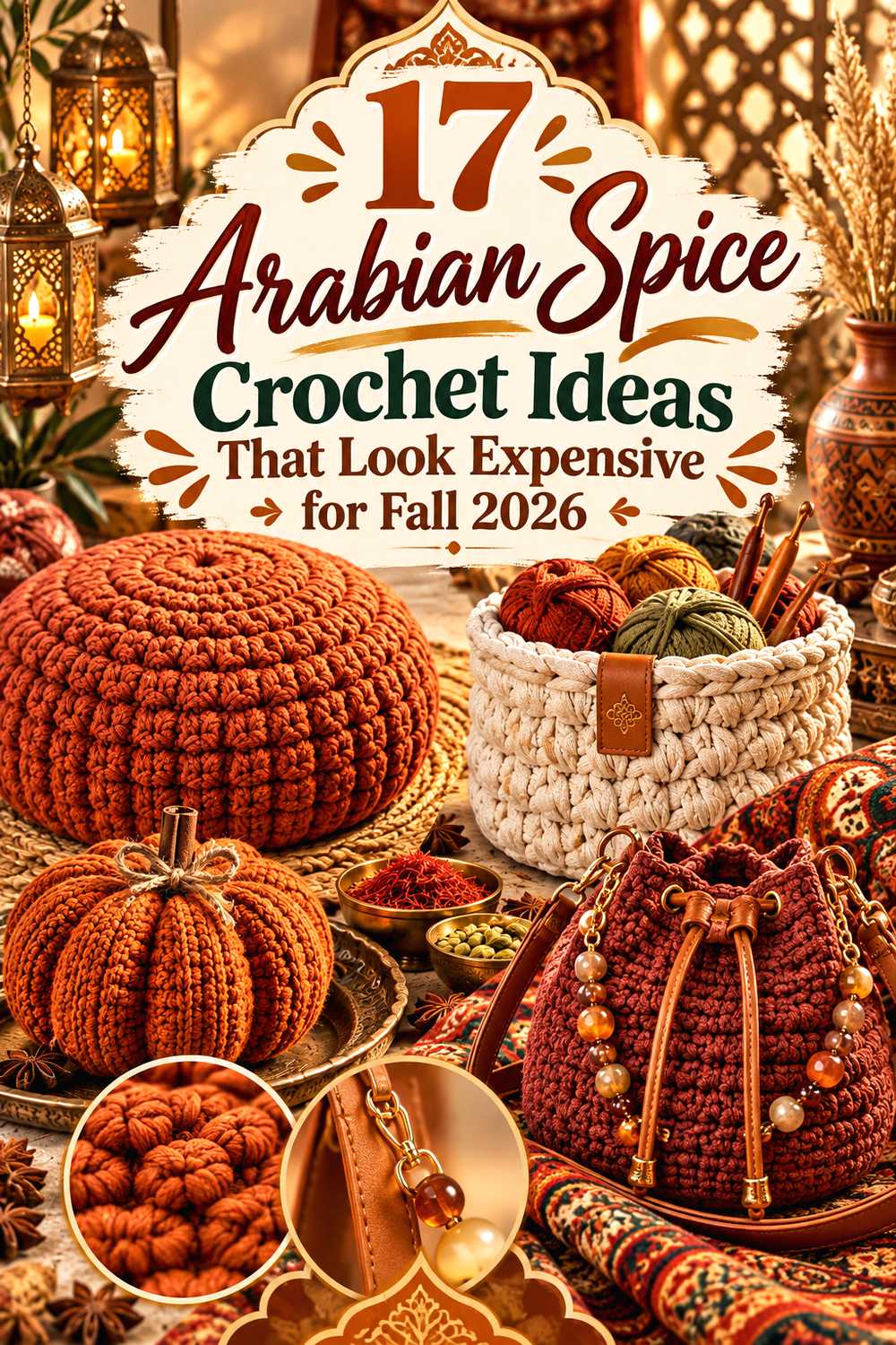 Arabian Spice Crochet Ideas That Look Expensive for Fall