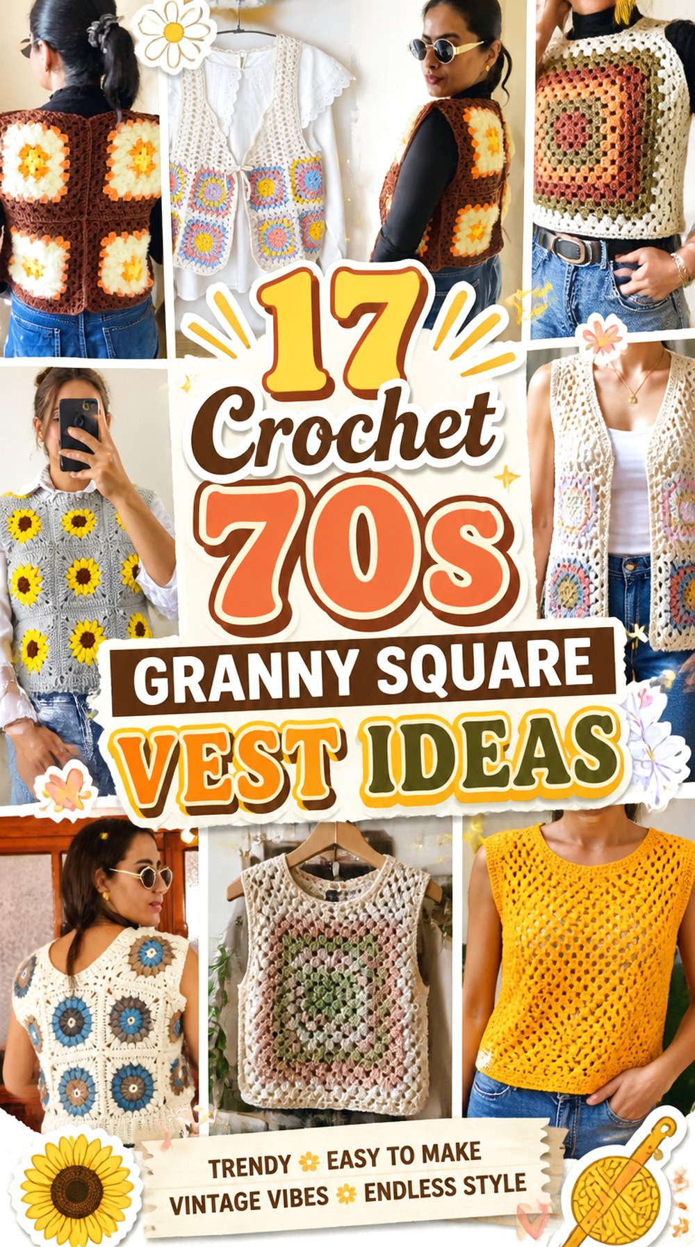 Crochet s Granny Square Vest Ideas