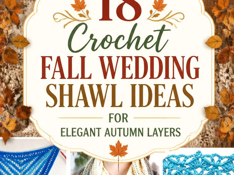 Crochet Fall Wedding Shawl Ideas for Elegant Autumn Layers