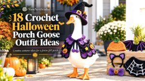 Crochet Halloween Porch Goose Outfit Ideas