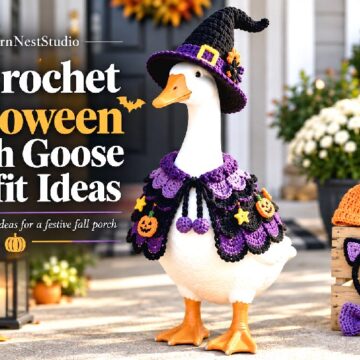 Crochet Halloween Porch Goose Outfit Ideas
